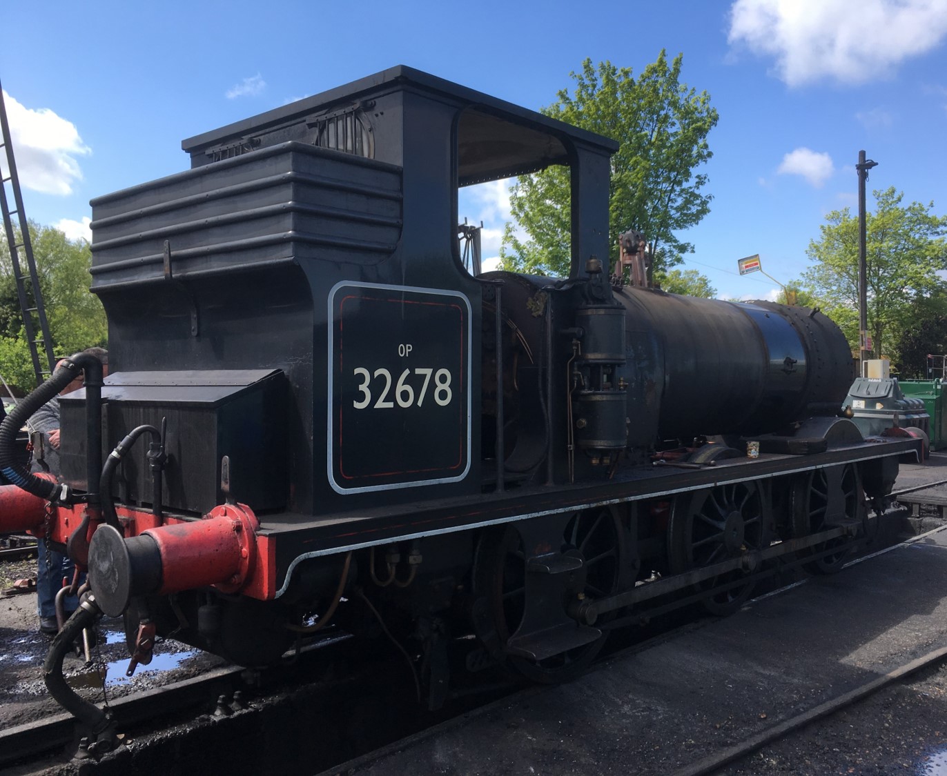 2678 largely dismantled at Rolvenden on 11 May 2019 © Graham Hukins